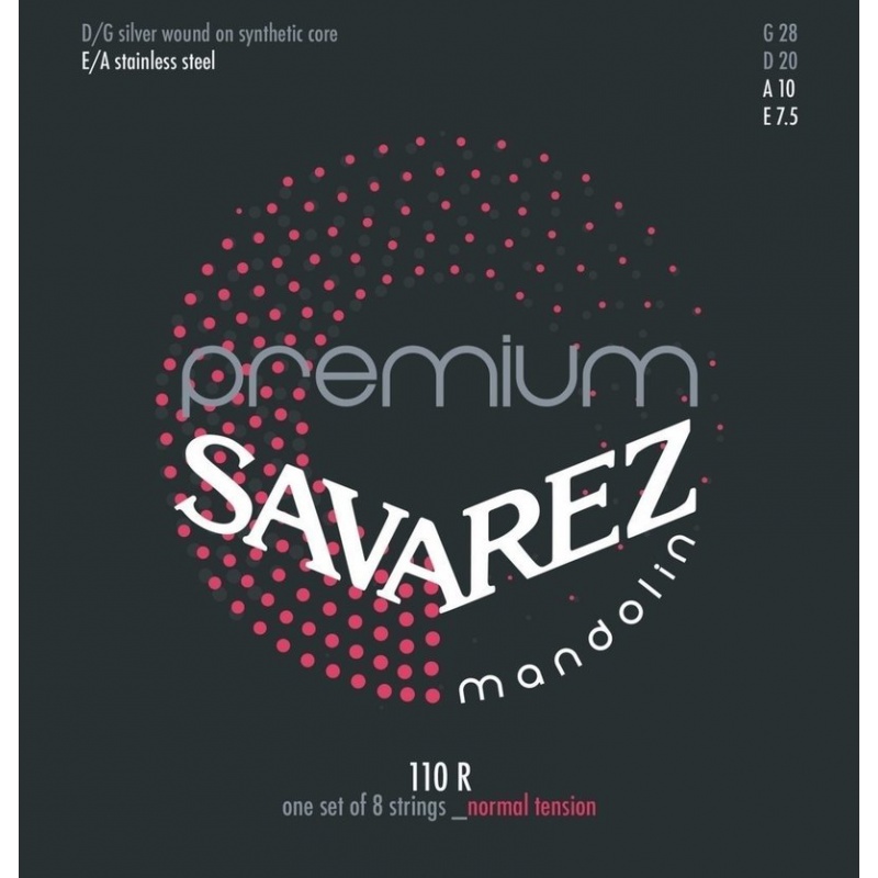 Strings for mandolin SAVAREZ Mandoline Premium 110R
