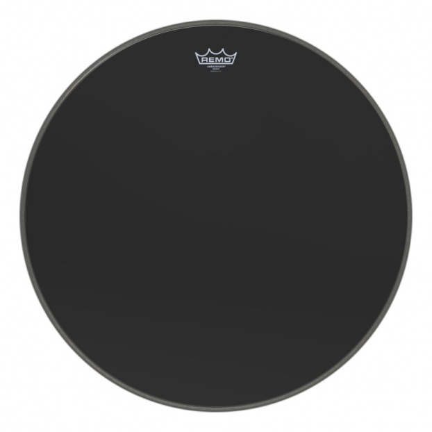 Remo Ambassador® Ebony® Bass Drumhead, 24"