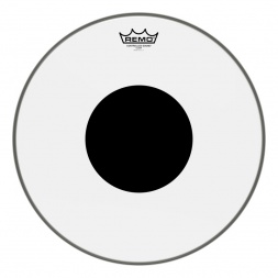 Remo Controlled Sound® Läbipaistev Trumminahk - Top Black Dot™, 16"