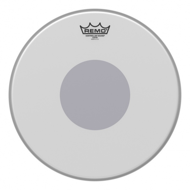 Remo Controlled Sound® Coated Black Dot™ Drumhead - Bottom Black Dot™, 14"