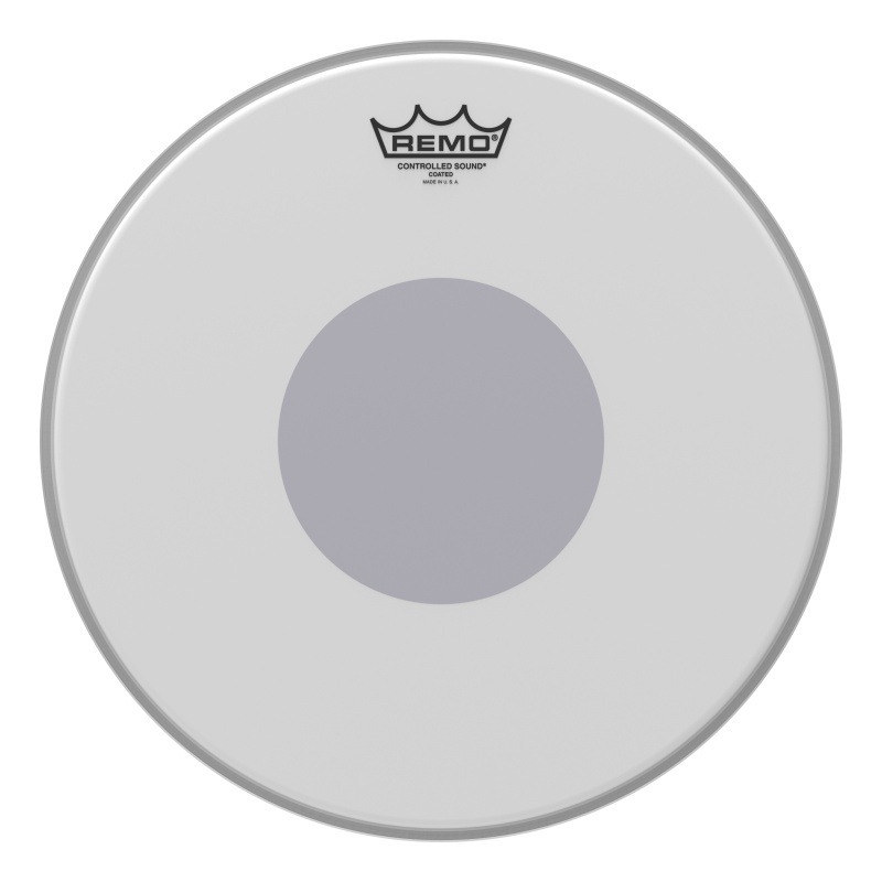 Remo Controlled Sound® Coated Black Dot™ Drumhead - Bottom Black Dot™, 14"