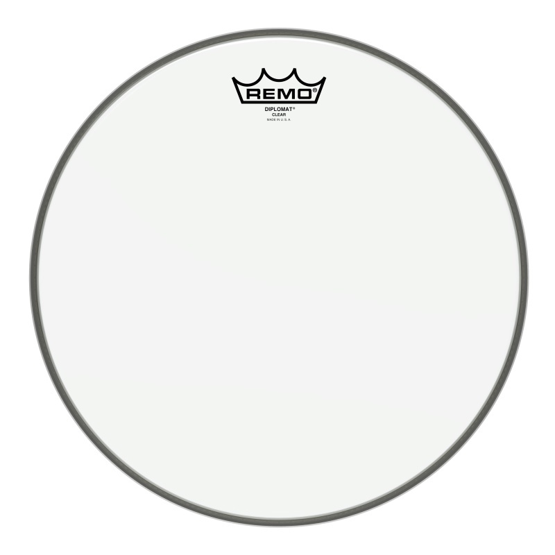 Remo Diplomat® Clear -rumpupää, 13"