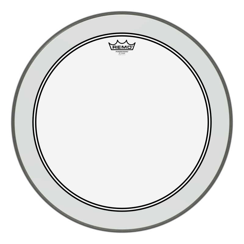 Remo Powerstroke® P3 Clear Bass Drumhead, 20"