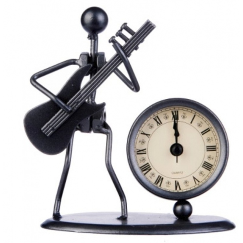 Sculpture with clock