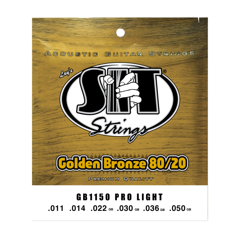 SIT GB1150 Pro Light Golden Bronze 80/20 Acoustic SIT GB1150 Pro Light Golden Bronze 80/20 Acoustic