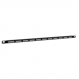 19" Rackmount cable Lacing bar with cable tie slots