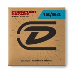 DAP1254 DUNLOP ФОСФОРНАЯ БРОНЗА ЛЕГКИЕ СТРУНЫ ДЛЯ АКУСТИЧЕСКОЙ ГИТАРЫ