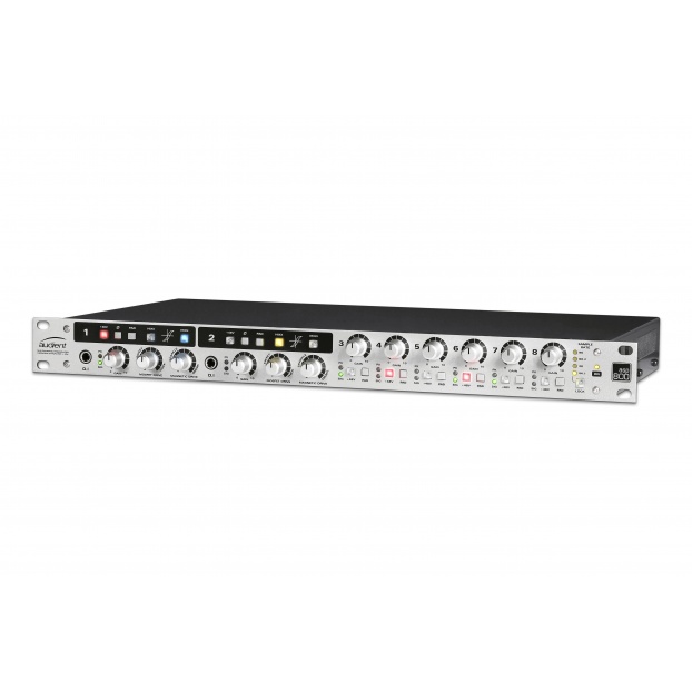 8-kanaliline Mic Pre 2 retro-kanaliga (sh HMX ja IRON) ja sisseehitatud ADC (ADAT) 8-kanaliline Mic Pre 2 retro-kanaliga (sh HMX ja IRON) ja sisseehitatud ADC (ADAT)