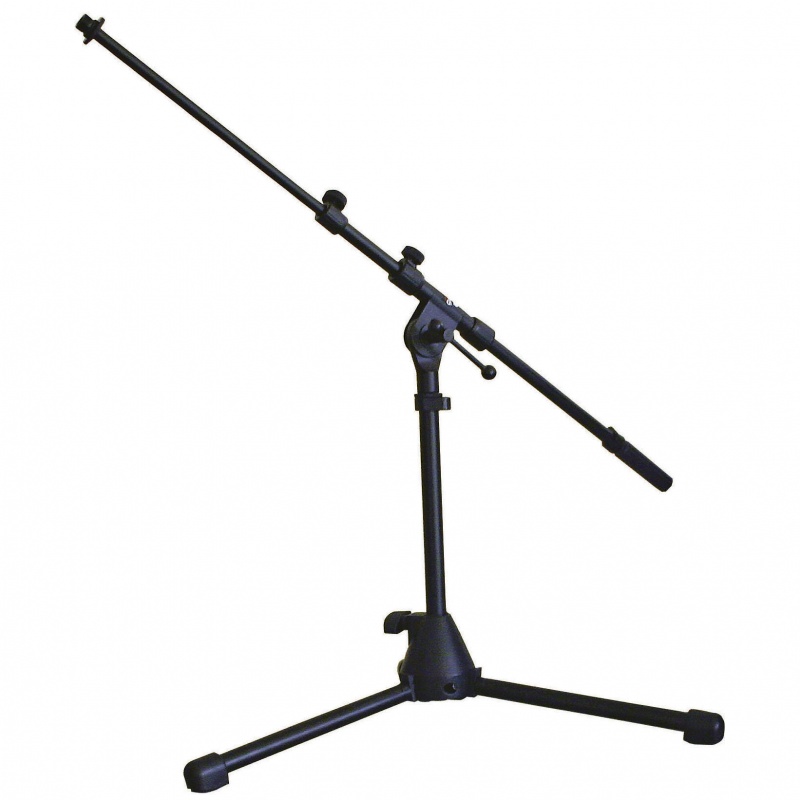 Стойка для микрофонного барабана с выдвижной штангой, регулируемой от 500 до 900 мм. Черная версия