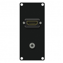 CASY 1 space HDMI & female 3.5mm jack  Black version