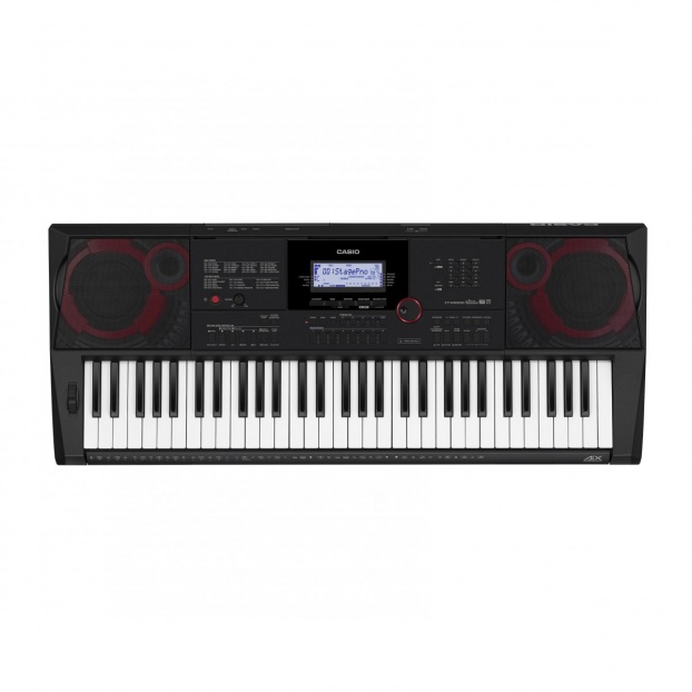 Casio CT-X3000 kannettava näppäimistö, jossa on AiX-äänimoottori (mukana sovitin).