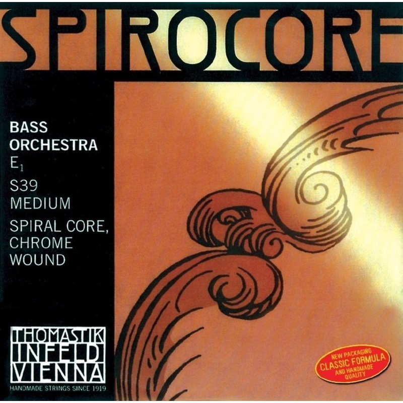 Kontrabassojouset Spirocore kierreydin