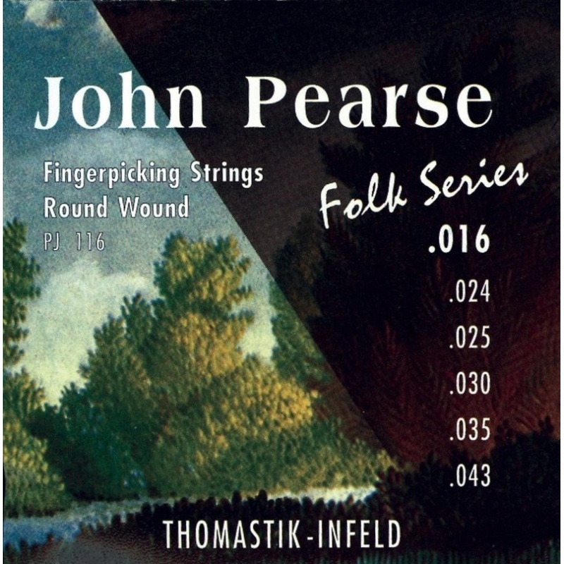 Струны для классической гитары John Pearse Folk Series Light