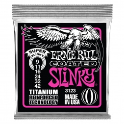 3123 Super Slinky Coated Titanium RPS Струны для электрогитары - 9-42 калибр