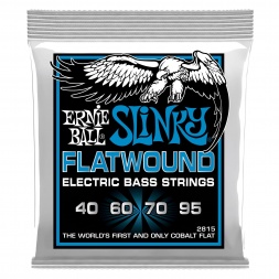 2815 Extra Slinky Flatwound Electric Bass Strings - 40-95 Gauge