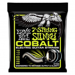 2728 Regular Slinky Cobalt 7-String Electric Guitar Strings - 10-56 Gauge