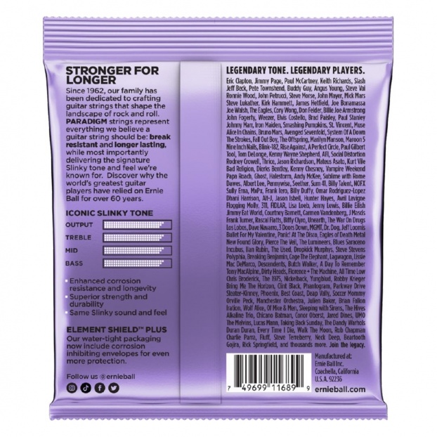 P02017 Ultra Slinky Paradigm elektrikitarri keeled 10-48 Gauge