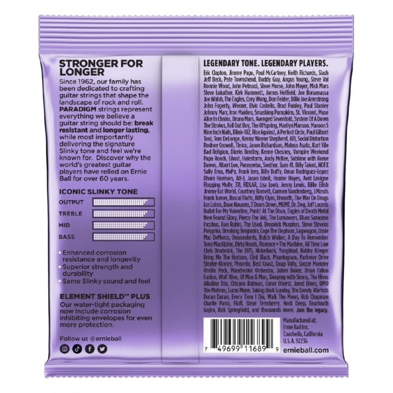 P02017 Ultra Slinky Paradigm elektrikitarri keeled 10-48 Gauge