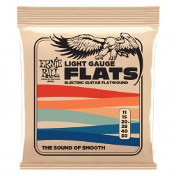 P02580 Ernie Ball Light Flatwound Electric Guitar Strings - 11-50 Gauge