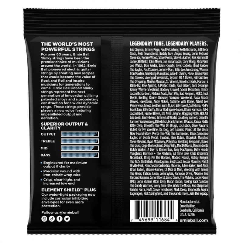 P02712 Primo Slinky Cobalt Electric Guitar Strings 9.5-44 Gauge Primo Slinky Cobalt Electric Guitar Strings 9.5-44 Gauge