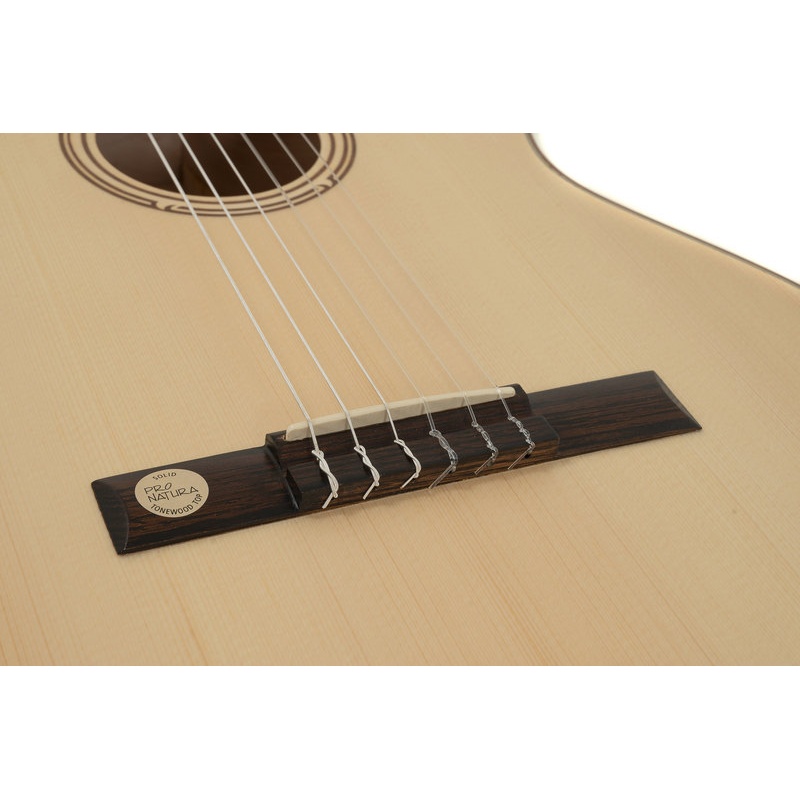 E-Acoustic klassinen kitara Pro Natura Silver Samba