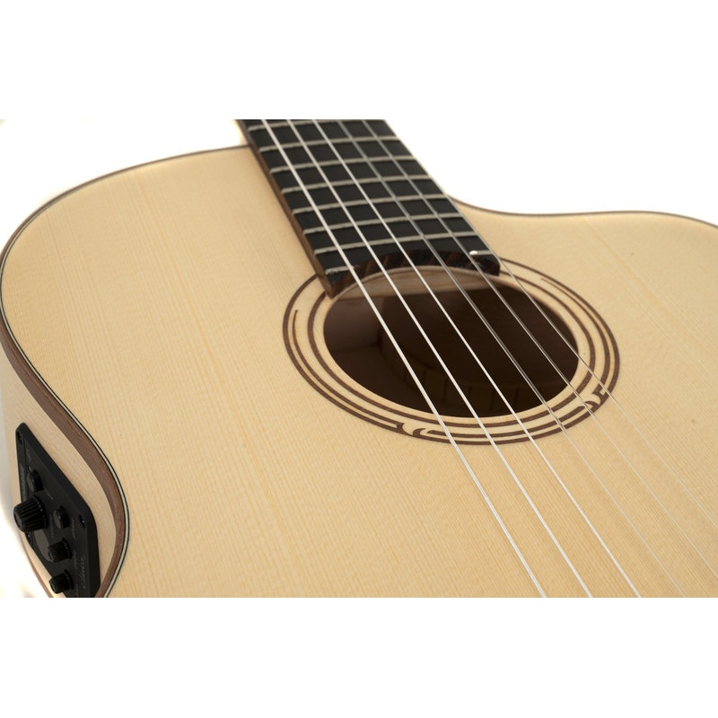 E-Acoustic klassinen kitara Pro Natura Silver Samba