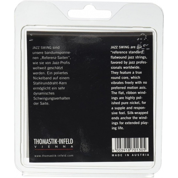 Strings for E-guitar Jazz Swing Series Nickel Flat Wound