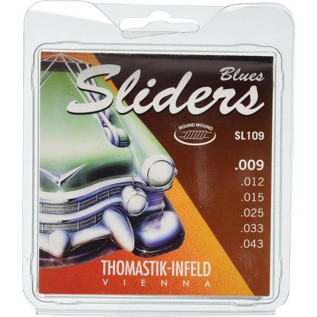 E-kitarri keeled Sliders Blues Series jaoks