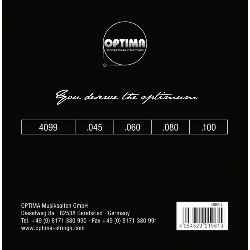 E-Bass Strings Chrome Strings Flat Wound medium scale
