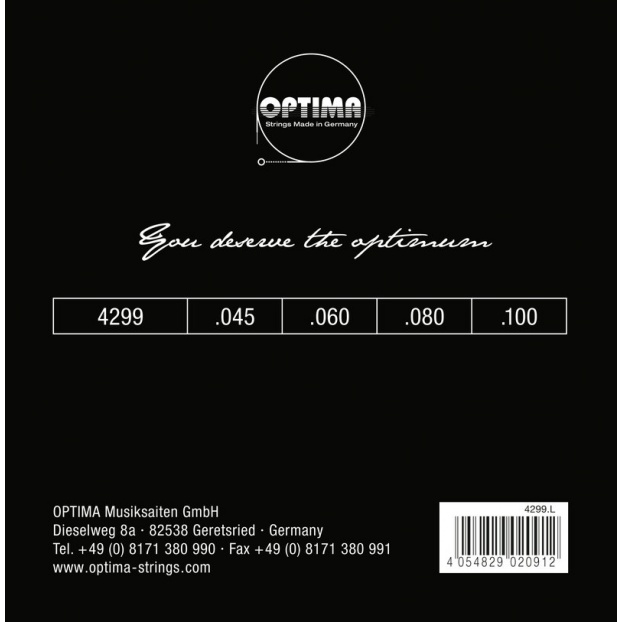 E-Bass Strings Chrome Strings. Круглые струны с короткой шкалой