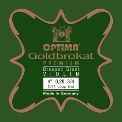 Струна для скрипки Goldbrokat Premium с латунным покрытием