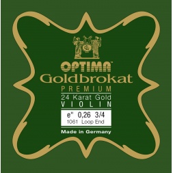 Violin string Goldbrokat Premium 24 Karat Gold
