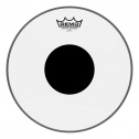 Remo Controlled Sound® Clear Black Dot™ Drumhead - Top Black Dot™, 12"