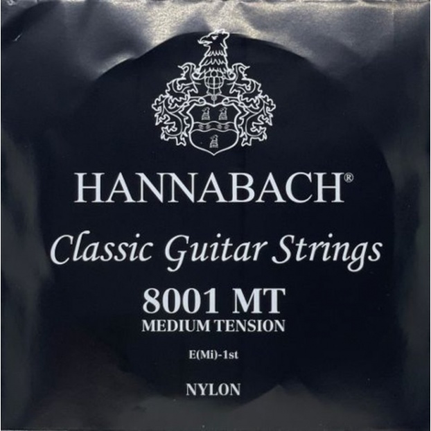 Keel klassikalisele kitarrile Serie 800 Medium tension Silver plated