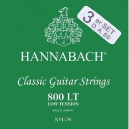 Stringid klassikalisele kitarrile Serie 800 Low tension Silver plated