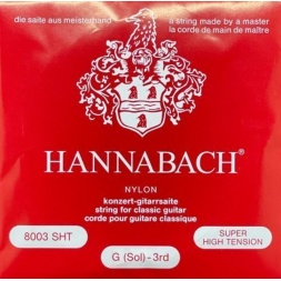 Jousi klassiselle kitaralle Serie 800 Super High Tension hopeoitu