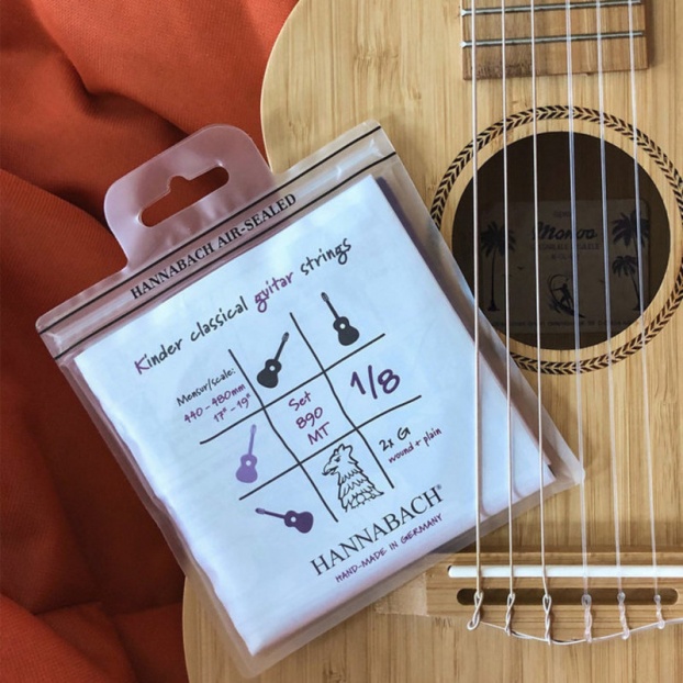 Strings for classic guitar Serie 890 1/8 guitar for children Duel: 44-48 cm