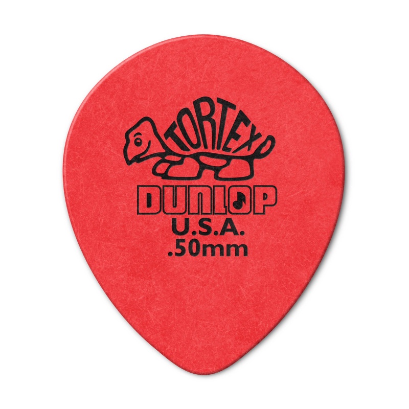 TORTEX TEARDROP RED GUITAR PICKS .50MM (72-BAG)