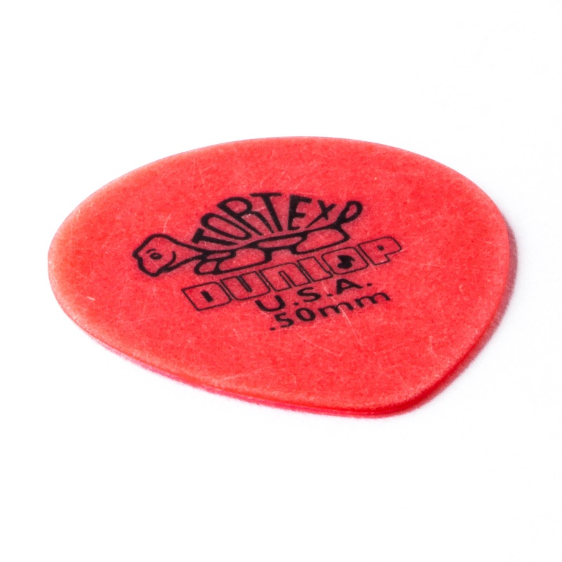 TORTEX TEARDROP RED GUITAR PICKS .50MM (72-BAG)