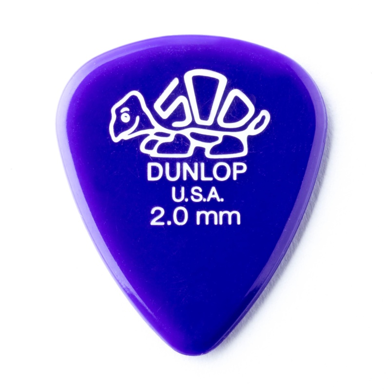 DELRIN 500 LILLA KITARRIPULGAD 2.0MM (72 KOTTI)