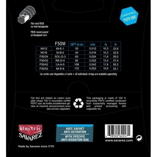 Strings for E-guitar Focus  Stainless Steel