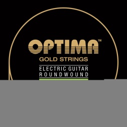 Strings for E-guitar Gold strings round wound