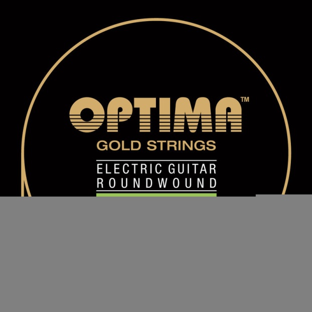Strings for E-guitar Gold strings round wound