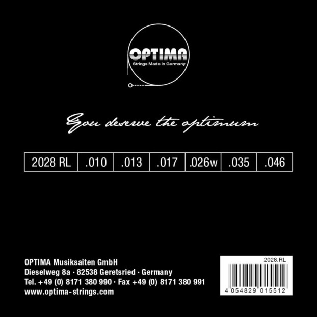 Strings for E-guitar Gold strings round wound