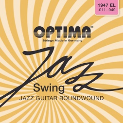 Strings for E-guitar Jazz Swing Chrome  Round Wound