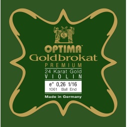 Violin string Goldbrokat Premium 24 Karat Gold