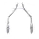 Bass drum accessory Dunnett Gull Wing Spurs