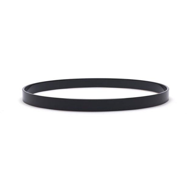 Wooden hoops Black Lacquer