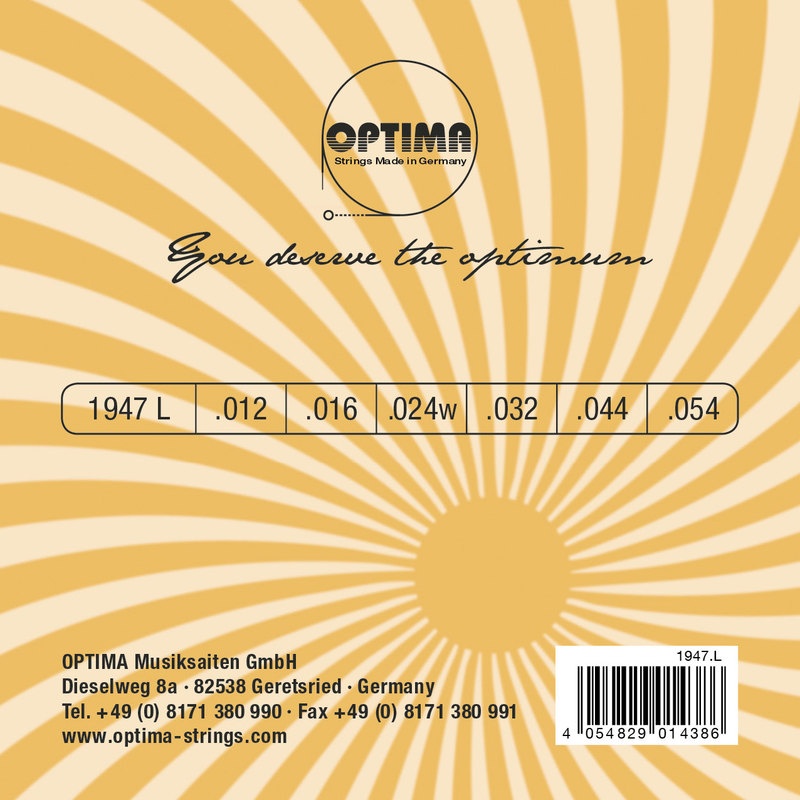 Струны для E-гитары Jazz Swing Chrome Round Wound