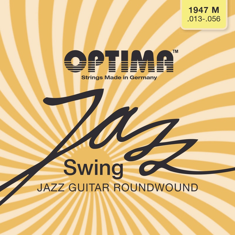 Струны для E-гитары Jazz Swing Chrome Round Wound